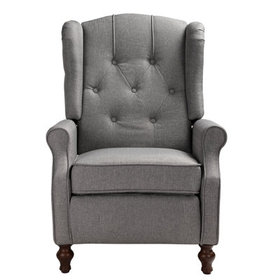 Accent Wingback Recliner Chair with Massage and Heat -  Canora Grey, B8F00AE321F74BB5B08EFBCB76FF1F7A