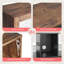Nabria 55" length  TV Stand Cabinet With Glass Shelf & RGB LED Lighted for up to 65" TVs-1938374088