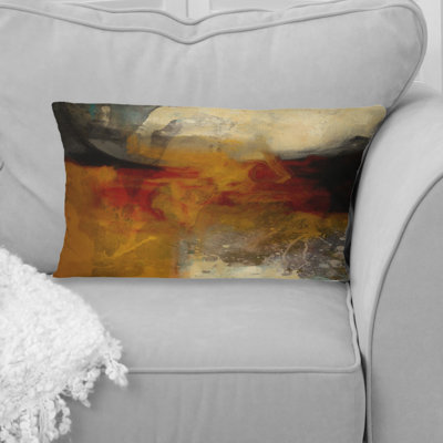 Terra Rosa Earth Mysteries II - Abstract Printed Throw Pillow
