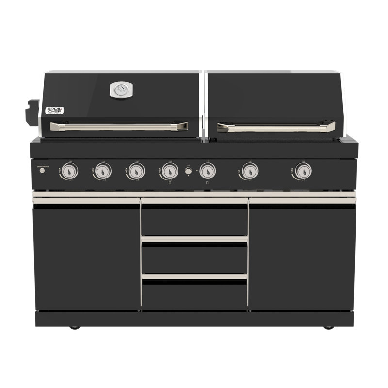 Suite GGK Yosemite Black SS 7-Burner, Noir