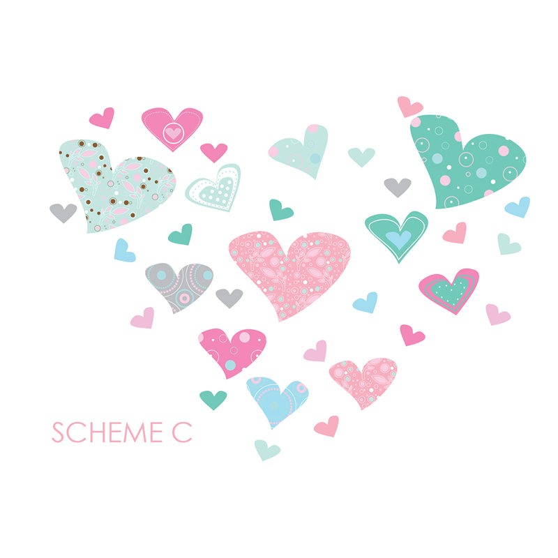 Décalcomanie murale cardiaque, Schéma C