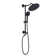 10'' Rain Shower Head With 5-Function Handshower,Dual Shower Combo With Height Adjustable Holder