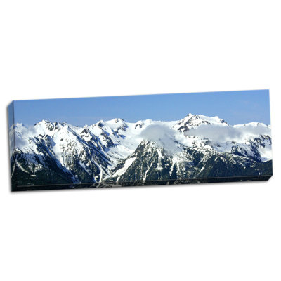 « olympique mountain horizon », reproduction de photo sur toile tendue