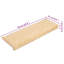 Lisander Brinker Non-Slip Brown Stair Tread-71111884