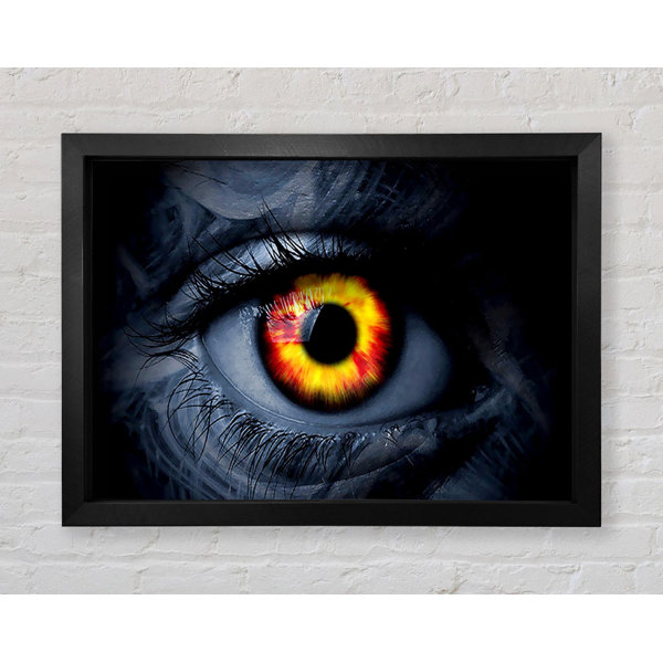 Ebern Designs Fire Eye - Single Picture Frame Print | Wayfair.co.uk