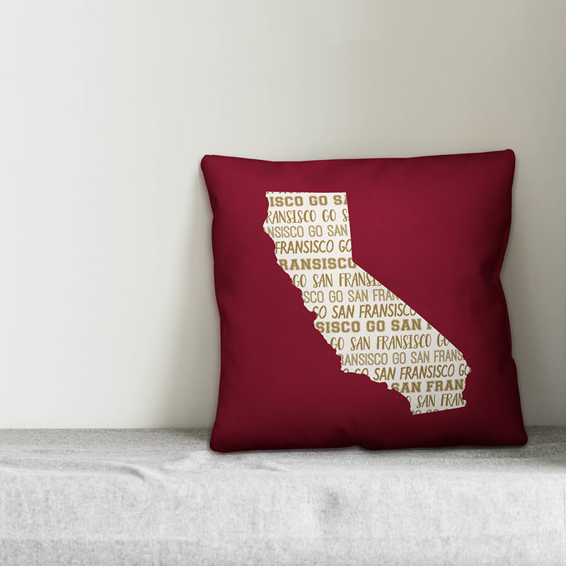 Coussin en équipe california go team