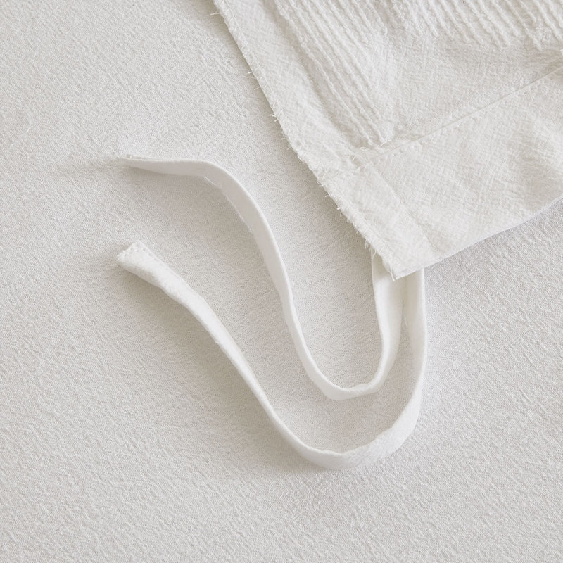 Bahari Tufted Cotton Chenille Palm Duvet Cover Set, King/Cal. King Duvet Cover + 2 Shams