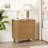 Emerson Fluted Wooden Nightstand With 3 Drawers & Gold Handles-1234717704