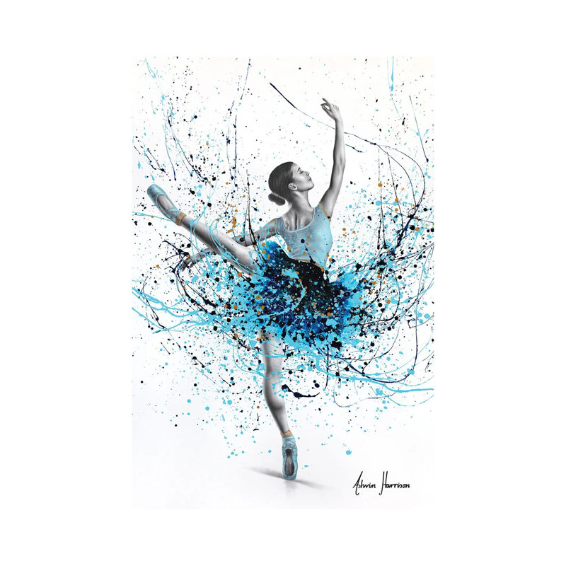 Blue Sky Dancer by Ashvin Harrison - Gallery-Wrapped Canvas Giclée on Canvas, Canvas, 20.32 cm H x 30.48 cm W