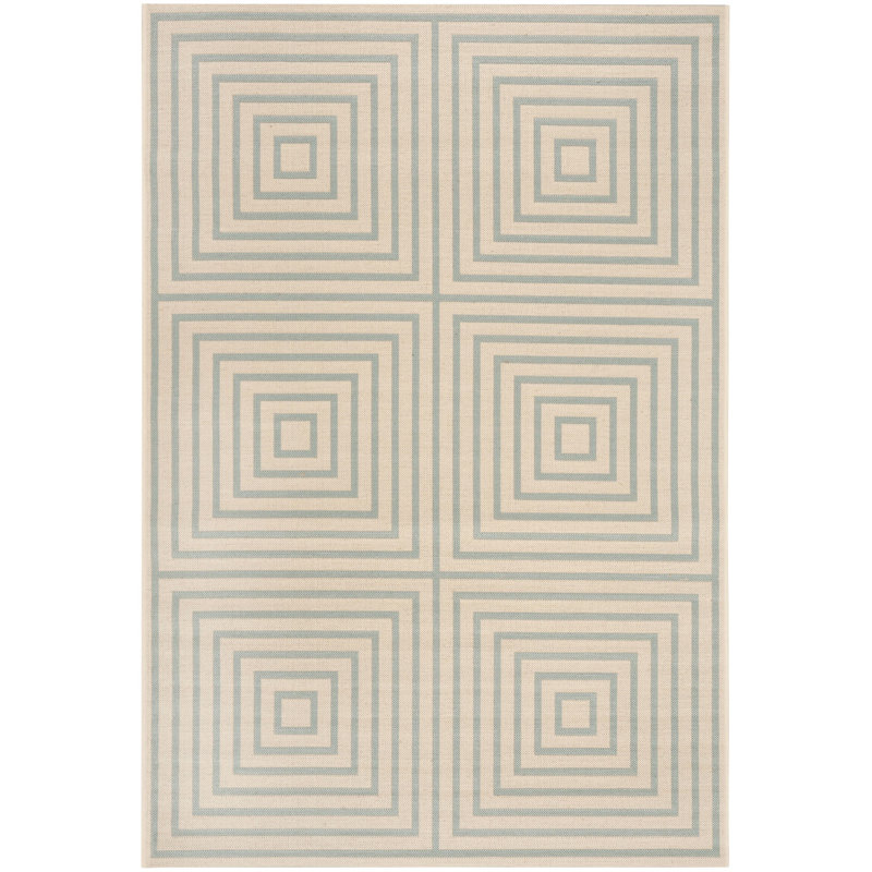 Kelli Linden 100 Performance Geometric Indoor/Outdoor Area Rug, Rectangle 9' x 12'