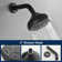 2 Handle Shower Faucet Set With Tub Spout Bathtub Shower Faucet Combo Set Shower System Complete Tub And Shower Trim Kit Wall Mounted Shower Fixtures