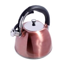 Studio Hot Water Tea Kettle, Stainless Steel with Whistle - 2.5L, Pink