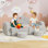 Velvet Modular Kids Play Couch, Kids Toddler Couch, Sectional Sofa