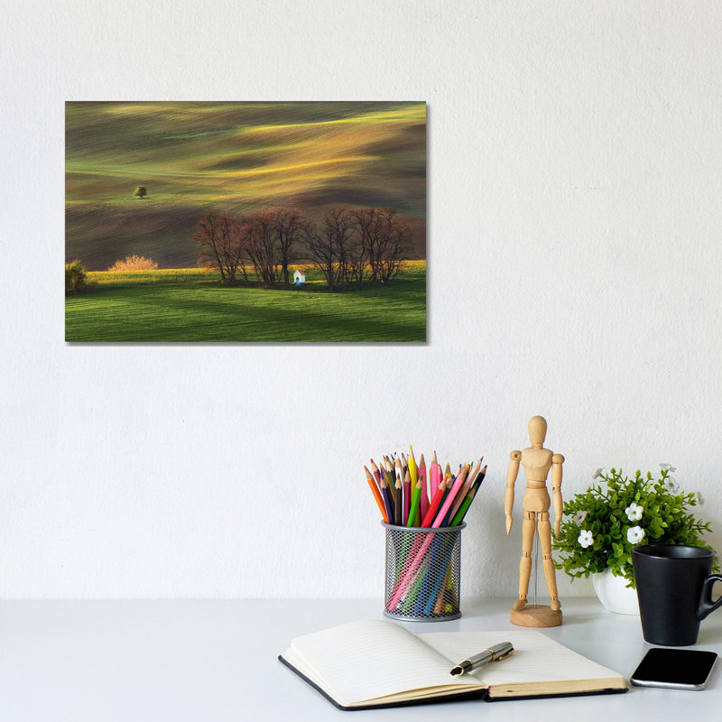 Contemplation In The Fields by Marek Ondráček - Wrapped Canvas Print