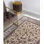 Minyatur Cream Medallion Area Rug – 100% Viscose, Low-Pile Woven Carpet for Living Room, Bedroom, or Hallway-114314202