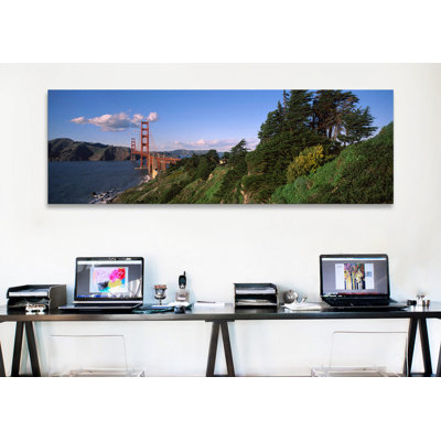 " Suspension Bridge Across The Bay, Golden Gate Bridge, San Francisco Bay, San Francisco, California, USA " by Panoramic Images