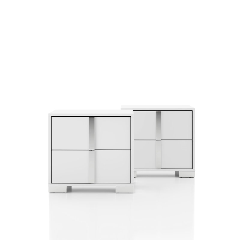 Duckworth 2-Piece Nightstands Set, White