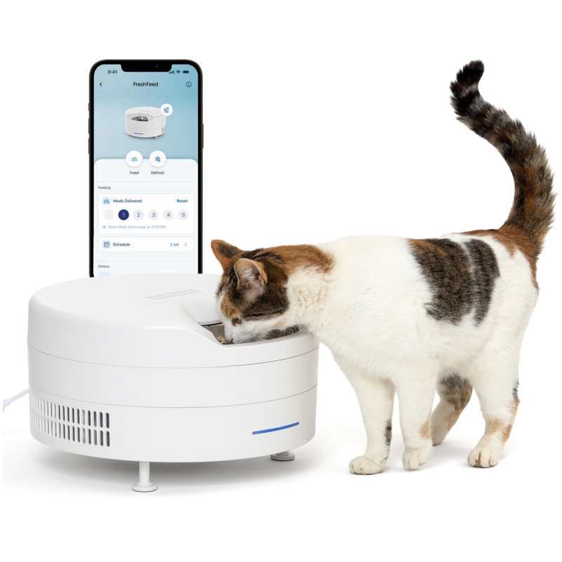 Petsafe Freshfeed Refrigerated Pet Feeder, White, White