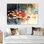 «Floating Leaves», art mural sur toile Zen Water - Floating Leaves On Still Pond