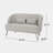Debs Upholstered 49.5'' Loveseat-1119400238