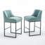 Tabouret de comptoir rembourré Maghull-593041276