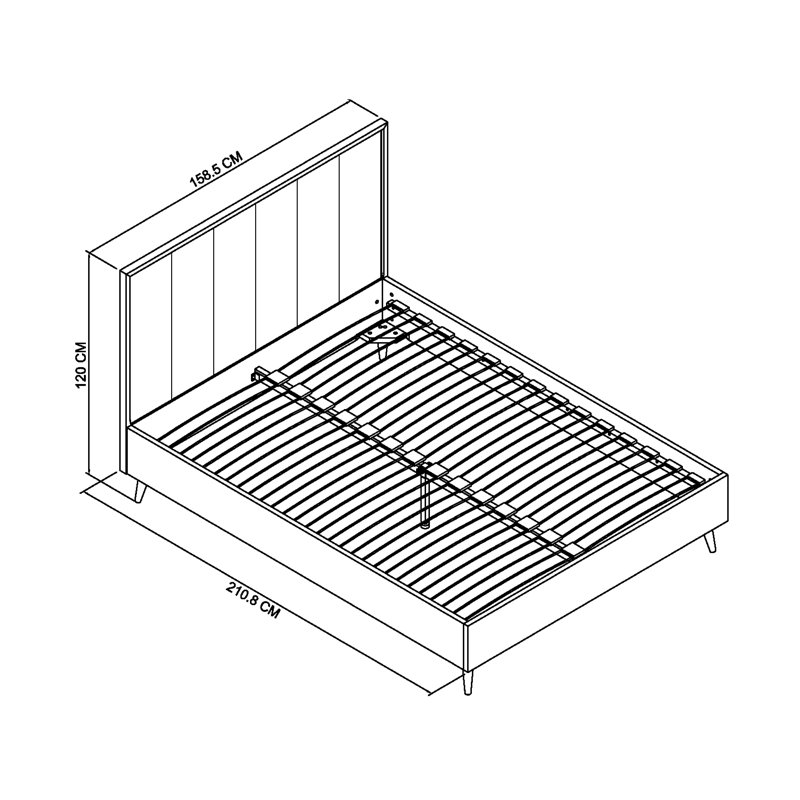 Bed, Super King (6')