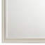 Miroir rectangulaire contemporain Frederica White, 104 cm (L) x 91 cm (H), encadré de bois