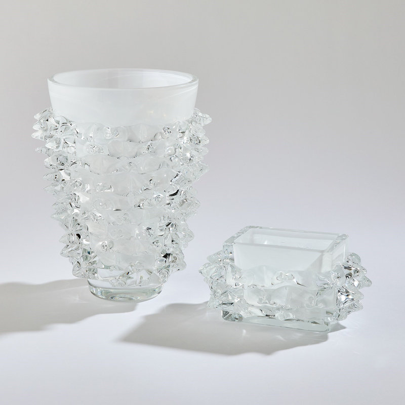 Porcupine Handmade Glass Table Vase