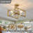 4-Lights Ceiling Light Light Fixture Industrial Flush Mount Ceiling Light Farmhouse Chandelier Lighting For Kitchen Island Dining Room Bedroom Foyer Hallway-1563729936