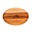 Assiette ovale en bois d'acacia