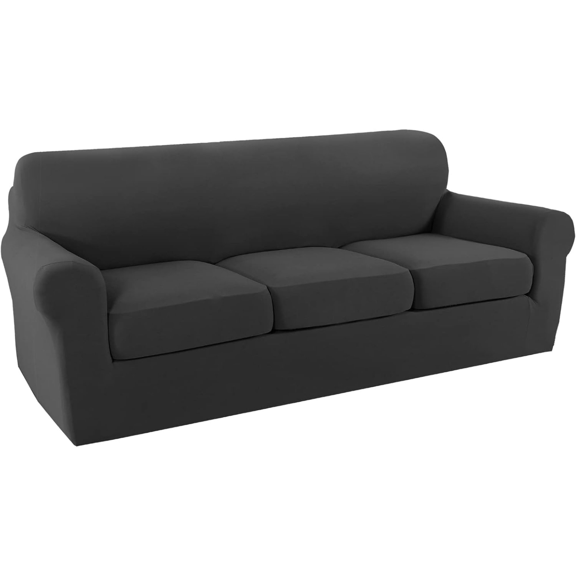 Latitude Run® Couch Covers For 3 Cushion Couch Sofa Slipcovers For ...