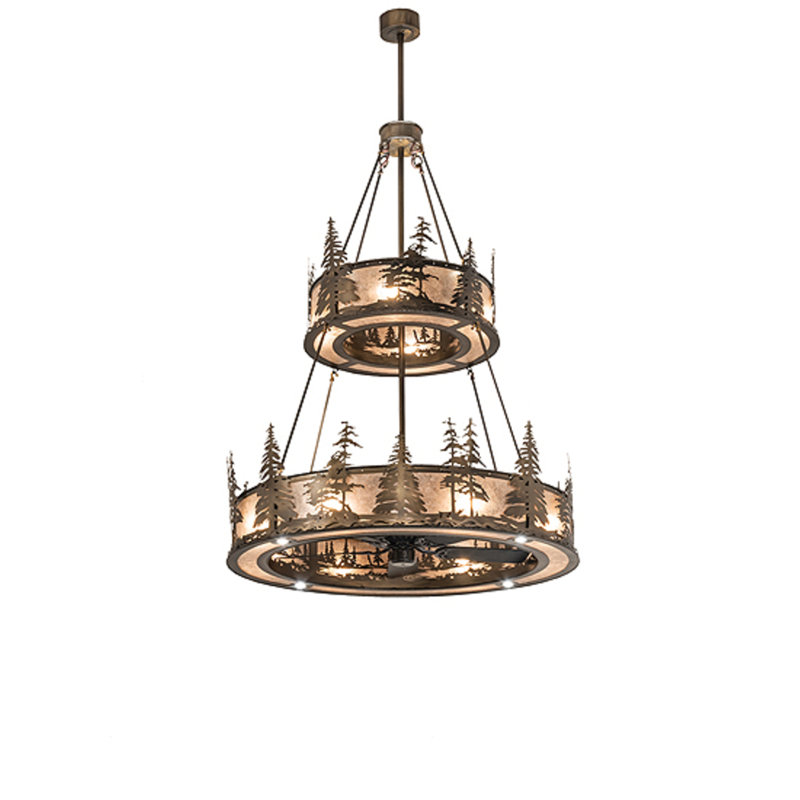 Tall Pines Downrod Ceiling Fan