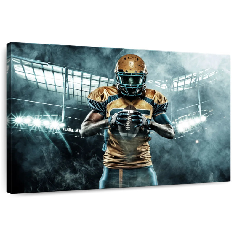  «American Football Player, H 8 po x l 12 po