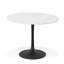 Table de salle à manger élégante à plateau rond en marbre blanc de 40 pouces avec base piédestal compacte-1983624644-1983624648-1983624650