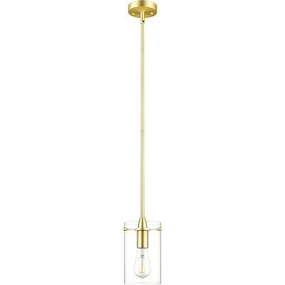Luminaire suspendu cylindrique à 1 lumière Angelina