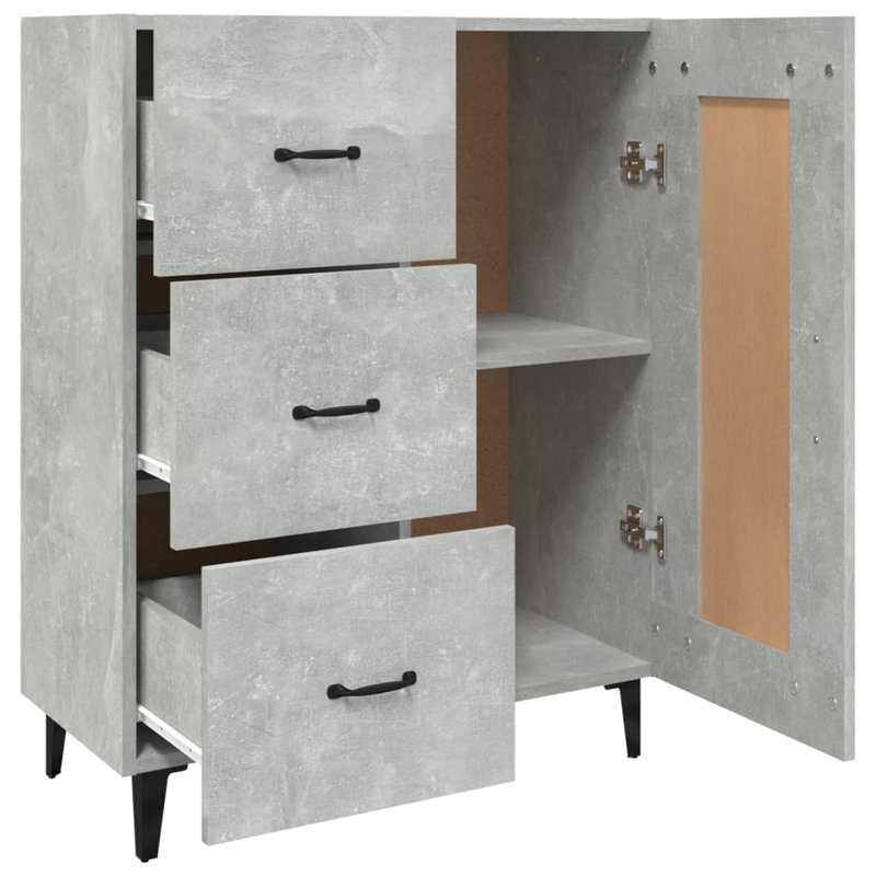Smeltzer 69.5cm Sideboard, Concrete Grey