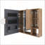 Armoire de salle de bain 29,63 po avec tablettes réglables et rangement à compartiments multiples pour une efficacité accrue