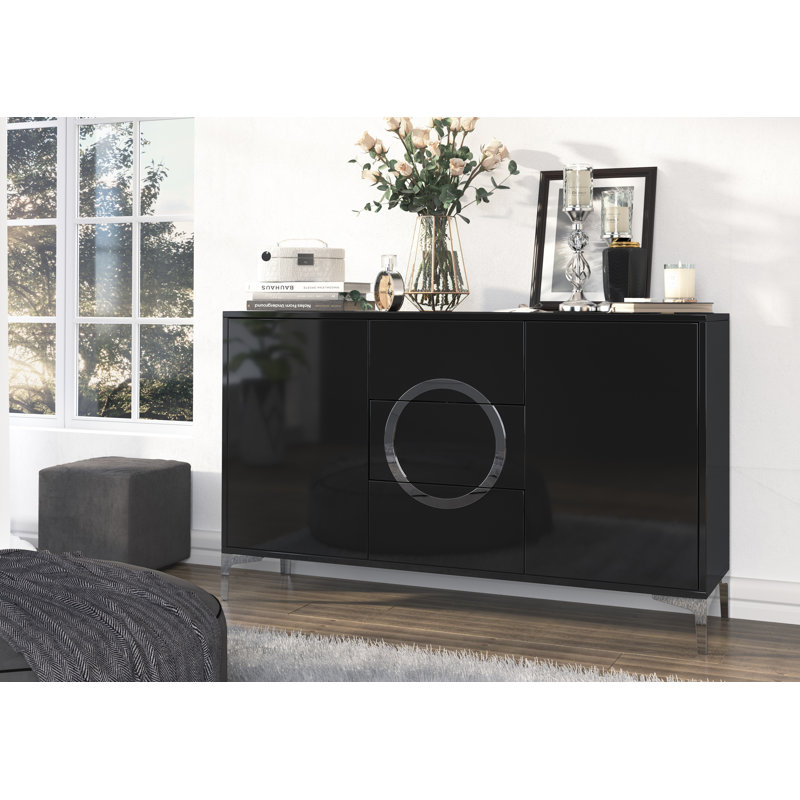 Sterlington 138cm Sideboard, Black