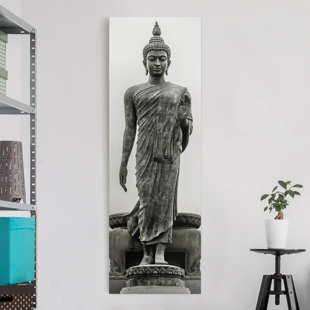 Leinwandbild Buddha Statuebild