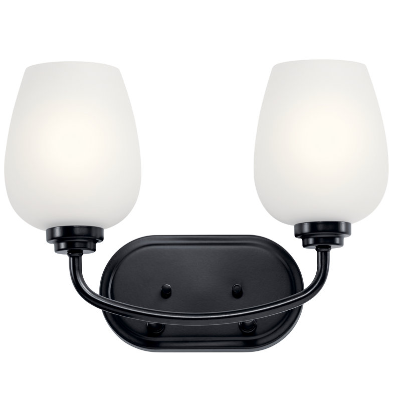 Waltonville 2 - Light Dimmable Vanity Light, Black