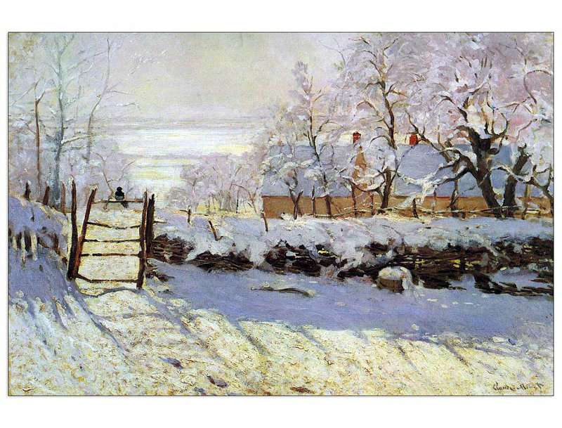 Claude Monet - Wrapped Canvas Painting, 60cm H x 90cm W x 1.8cm D