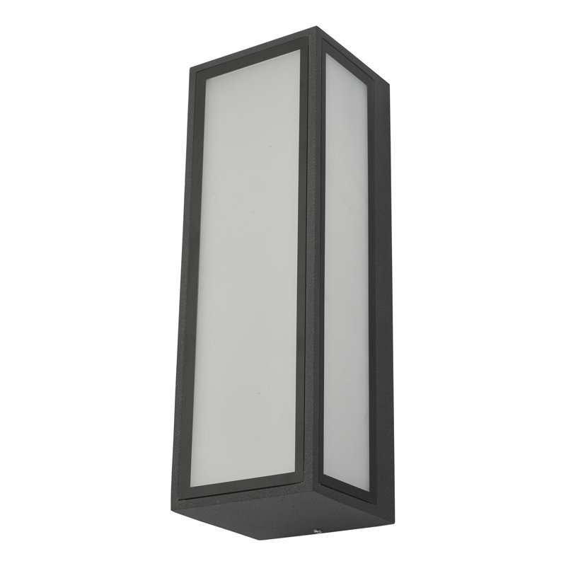 Bodrogi Grey 25cm H Integrated LED Outdoor Wall Lantern