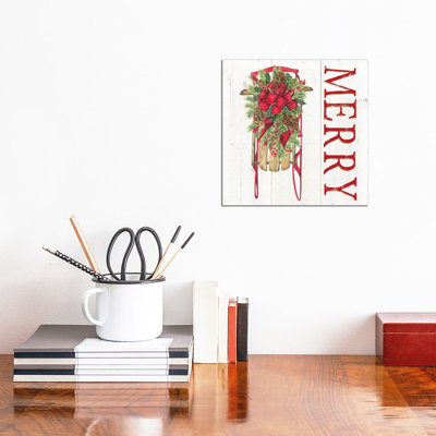 «Home for the Holiday Merry Sled» par Tara Reed - impression
