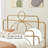 Metal Bed with Headboard and Footboard,No box Spring,Wooden Slat-721613088-721613092