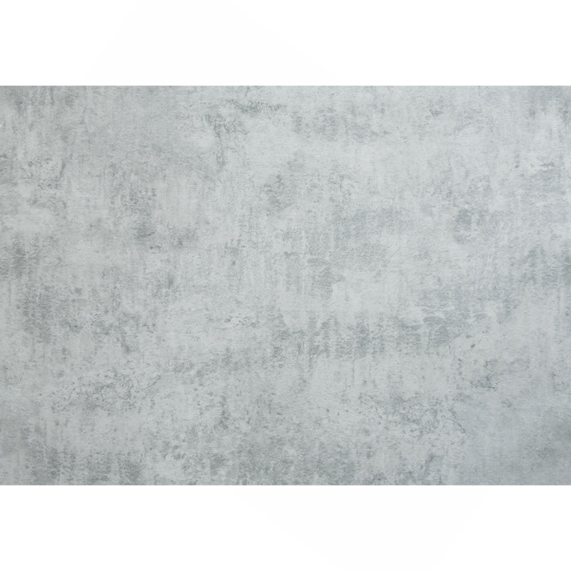 Table d'appoint, en forme de C, bout, côté, collation, salon, chambre à coucher, stratifié gris, métal chromé, contemporain, moderne