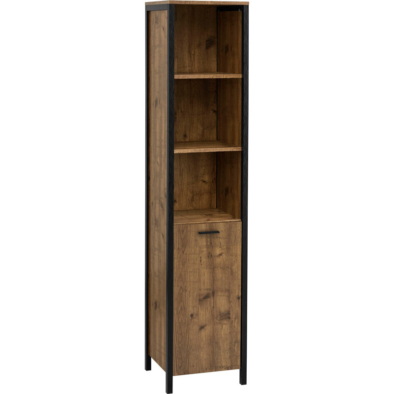 Fairlawn Linen Cabinet, Brown/Black