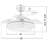 Deljunco 36'' Ceiling Fan with LED Lights
