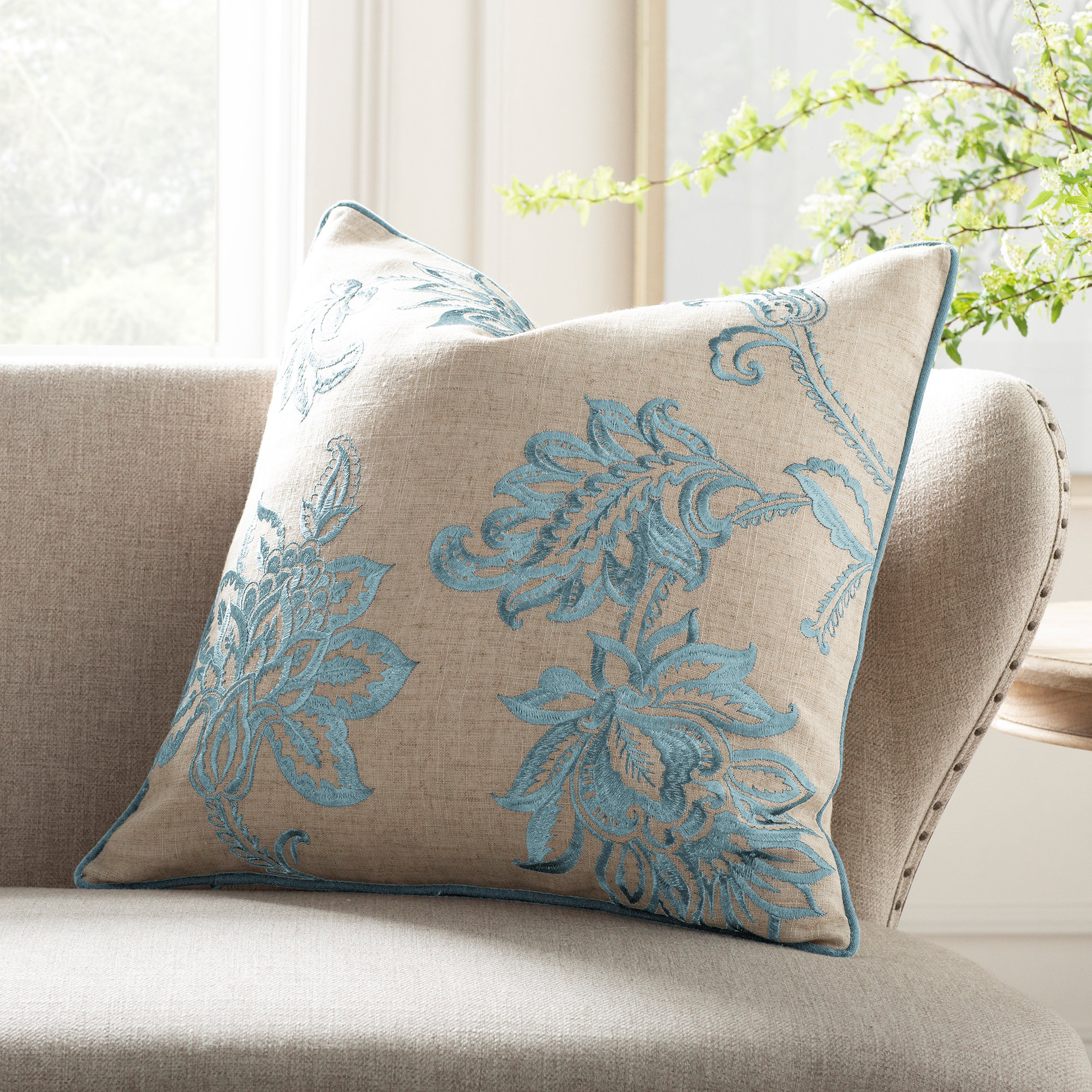 Kelly Clarkson Home Lane Square Pillow Cover & Reviews | Wayfair