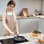Surface de cuisson électrique intégrée en céramique radiant 2 brûleurs 23,6 x 13,3 po