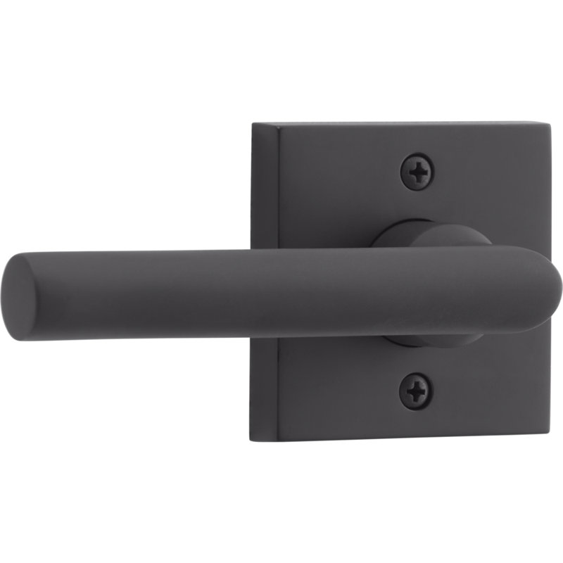 Satin Black Half Dummy Door Lever
